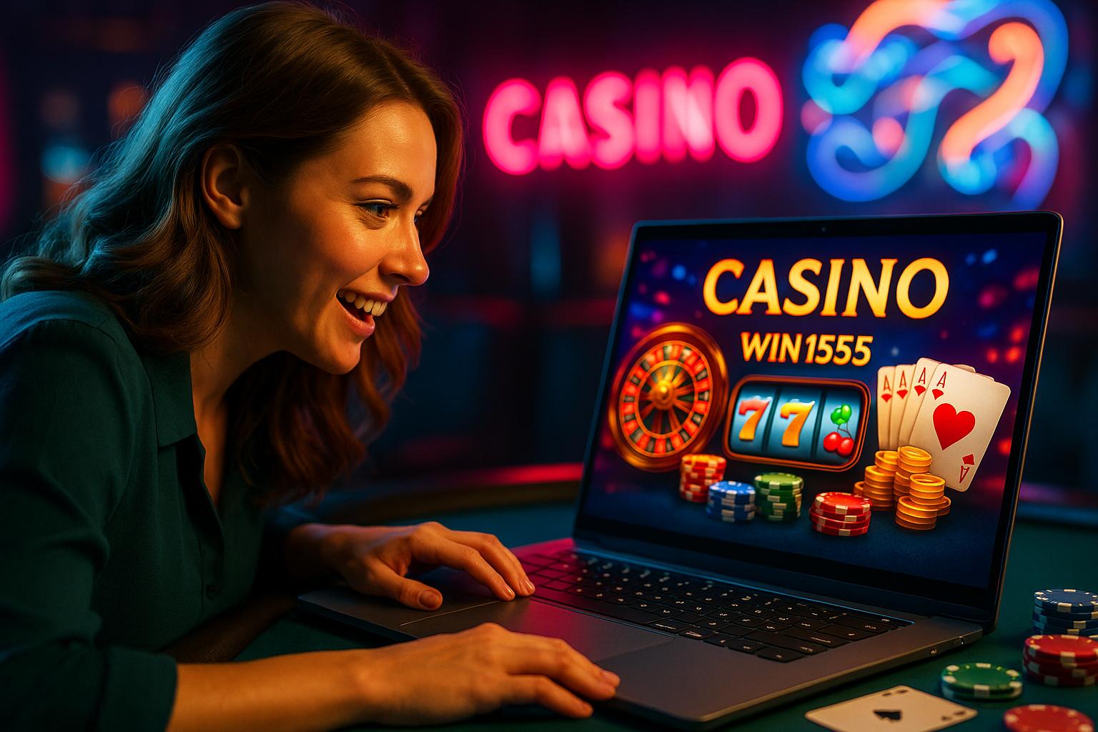 Jogos de cassino online inovadores e emocionantes na WIN1555