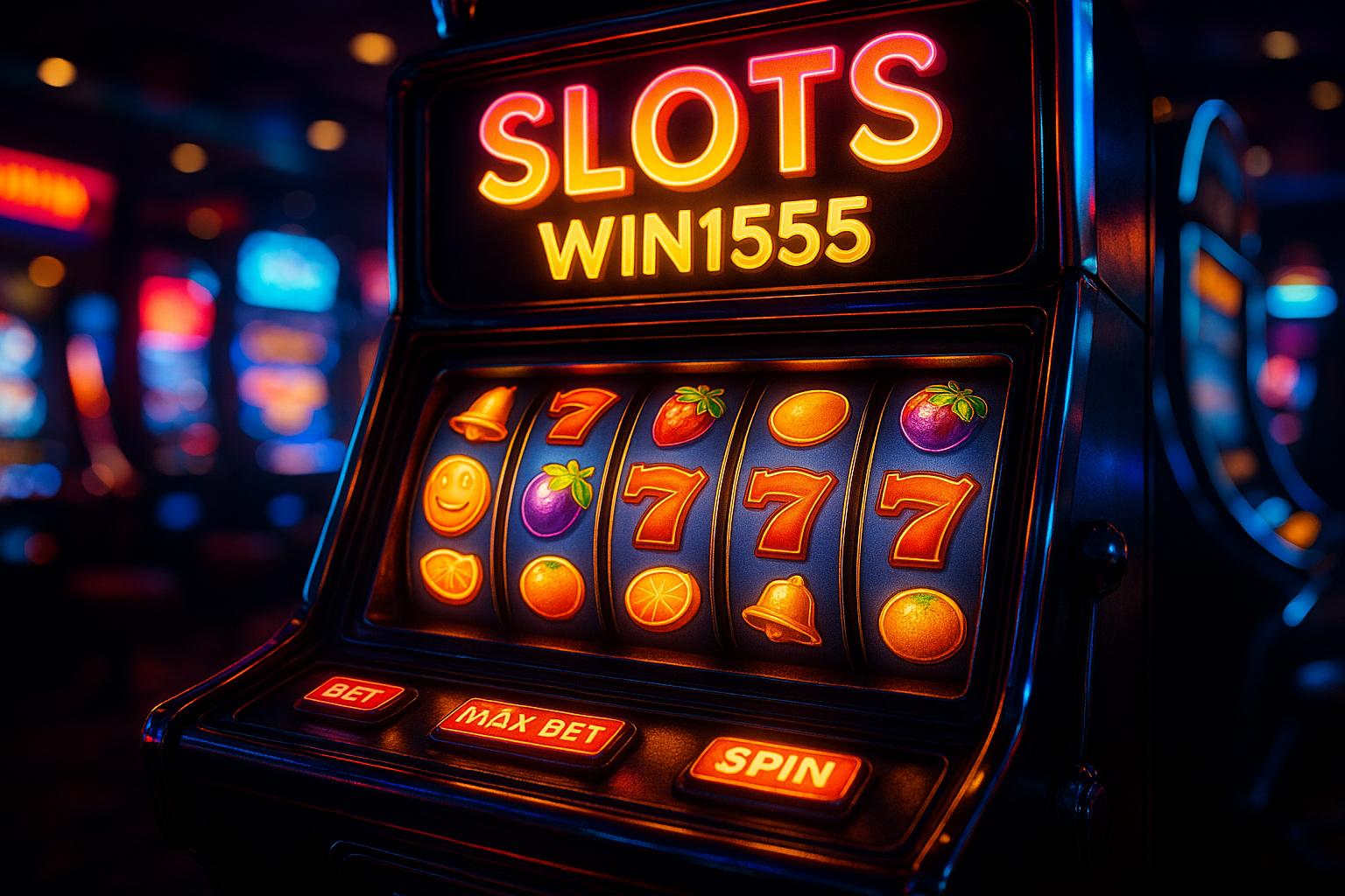 Explore o mundo das slot machines no WIN1555 Casino